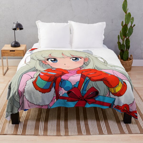 Item preview, Retro Anime Girl Christmas Winter Holiday Aesthetic Art designed and sold by RadiantGraphics.