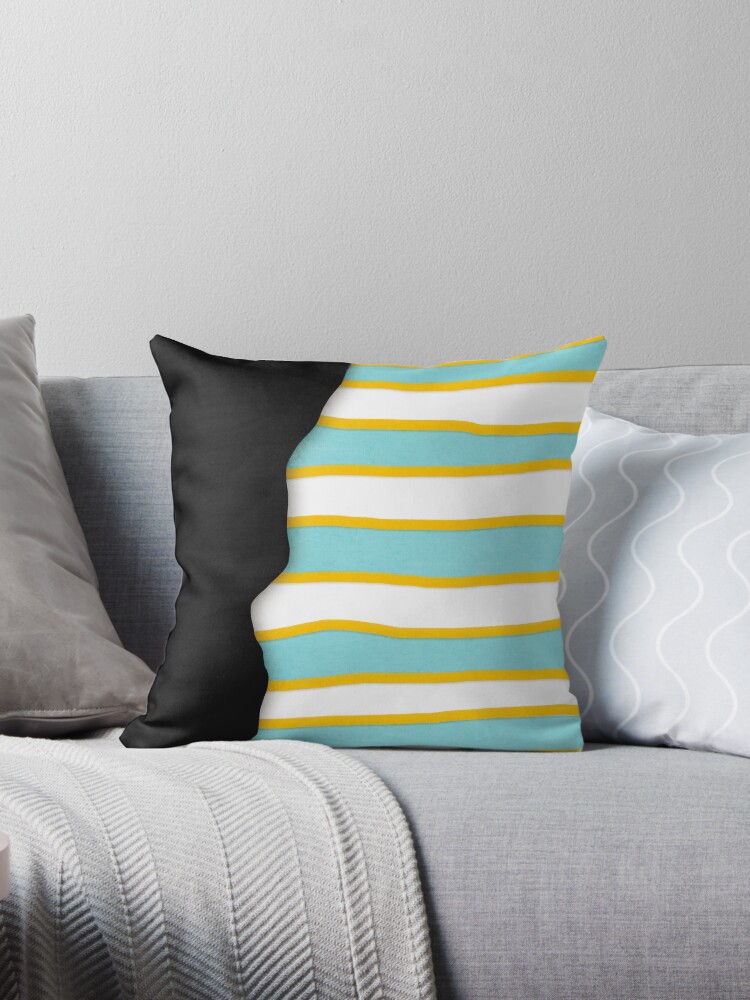 Yellow and best sale turquoise pillows