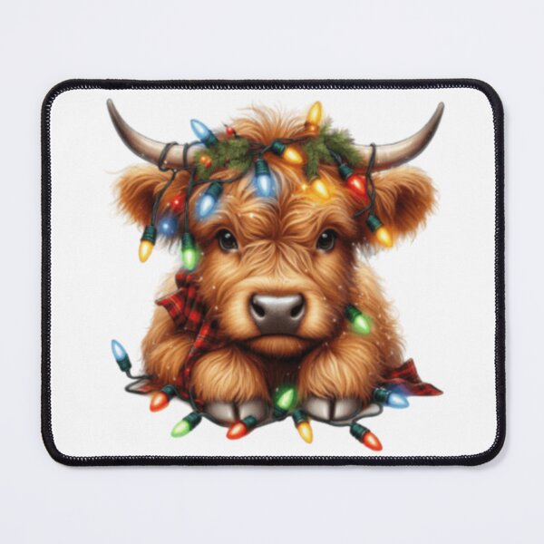 Item preview, Christmas cow with lights designed and sold by szydelkowanika.