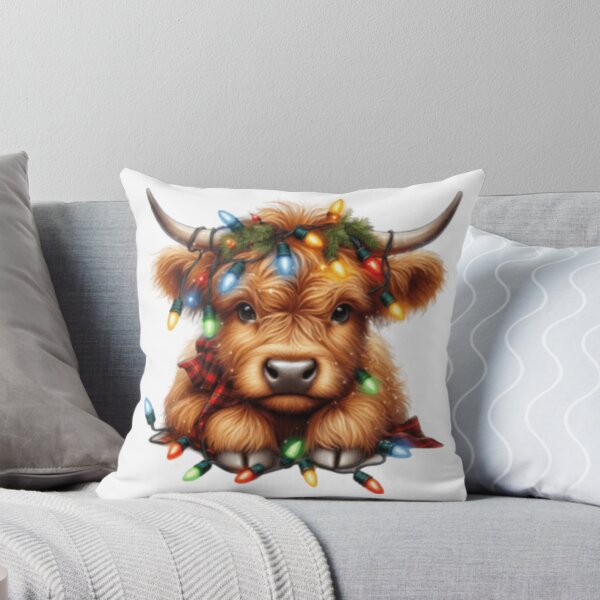 Item preview, Christmas cow with lights designed and sold by szydelkowanika.