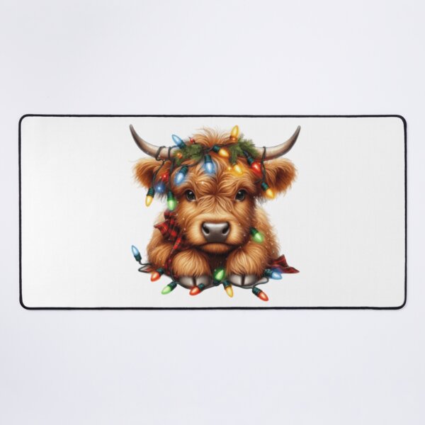 Item preview, Christmas cow with lights designed and sold by szydelkowanika.