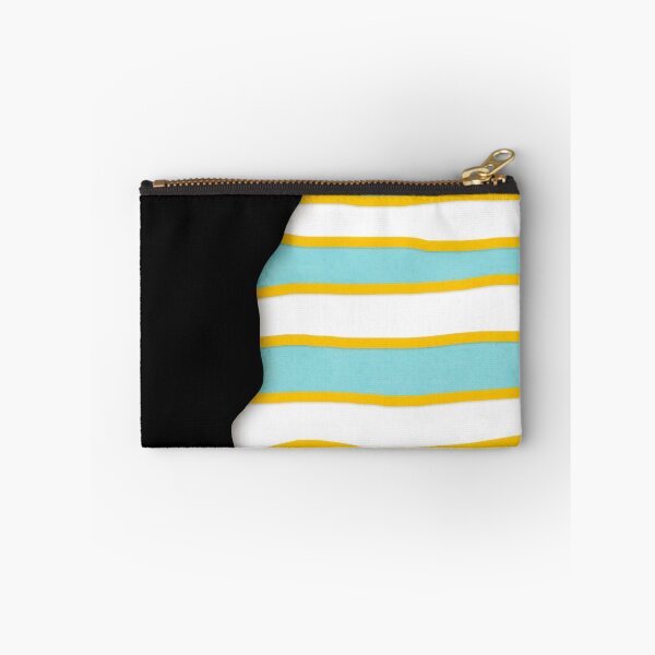 Item preview, Unusual Desigual Black Lines Yellow and Turquoise designed and sold by rupydetequila.