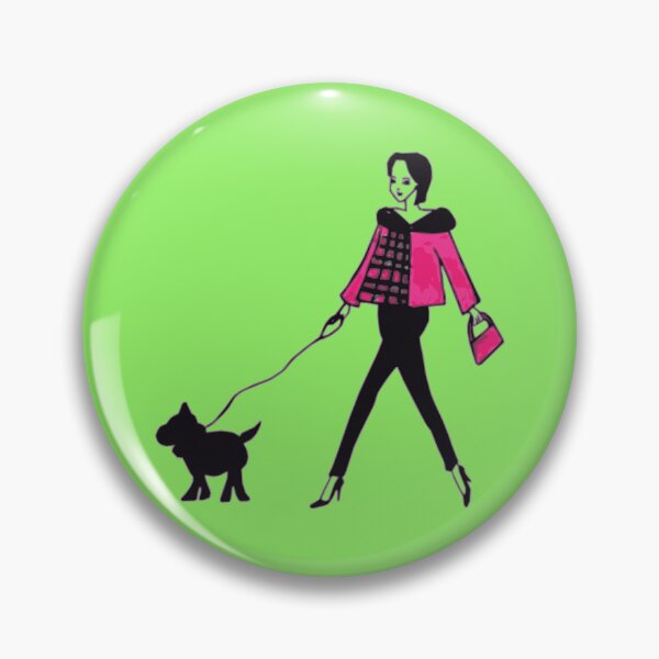 Item preview, Inspiring Girl Walking Her Dog designed and sold by GirlWalksDog.
