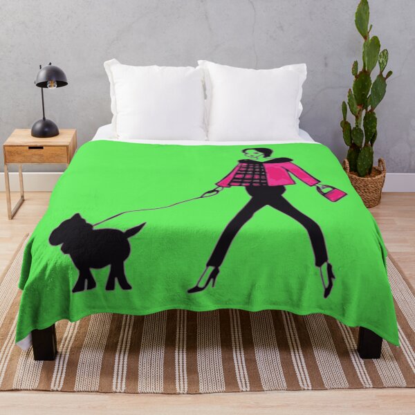 Item preview, Inspiring Girl Walking Her Dog designed and sold by GirlWalksDog.