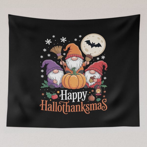 Aperçu de l'œuvre Joyeux Halloween aux amoureux des gnomes ! créée et vendue par RuthGAArt.