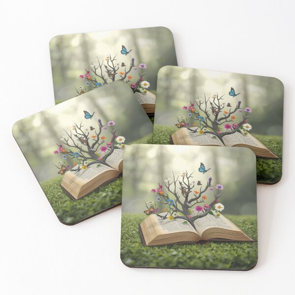 Item preview, A Magical Book Sprouting Life designed and sold by Wonderful Designs.