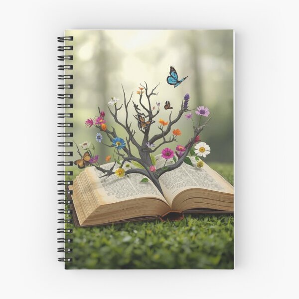 Item preview, A Magical Book Sprouting Life designed and sold by Wonderful Designs.