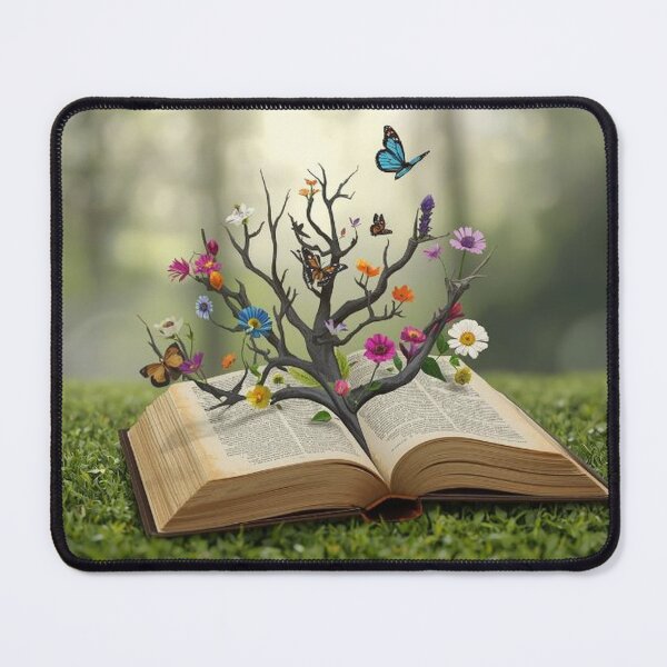 Item preview, A Magical Book Sprouting Life designed and sold by Wonderful Designs.