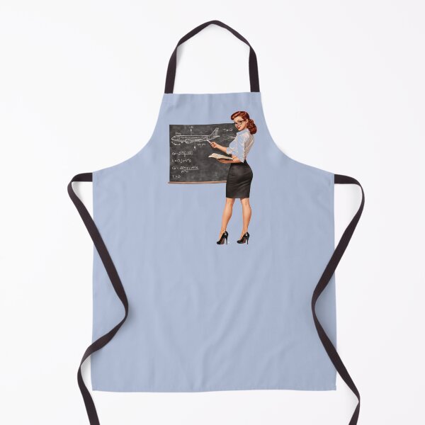 Item preview, aviation pin up girl professor aerospace aerodynamics airplane teacher designed and sold by OuterFuselage.