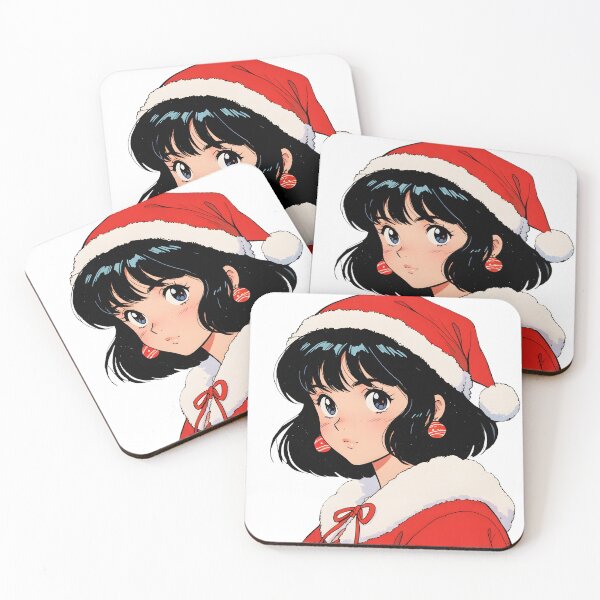 Item preview, Anime Girl Christmas Retro Aesthetic Winter Illustration designed and sold by RadiantGraphics.