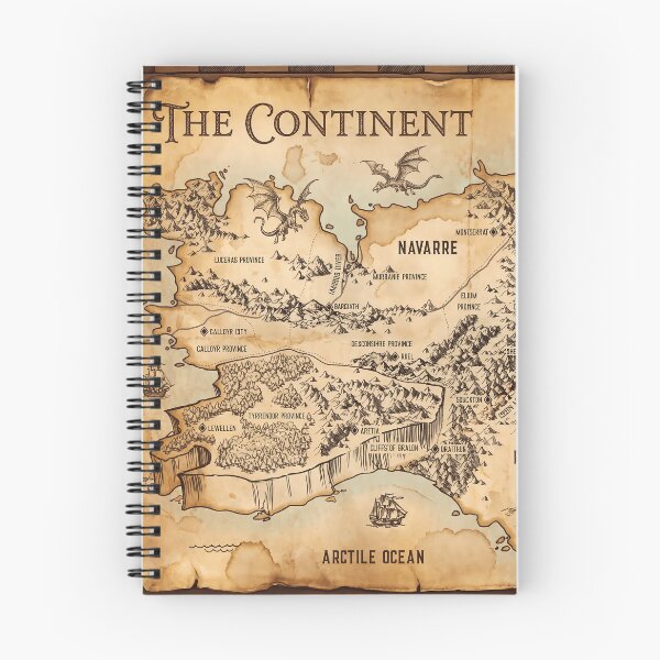 Item preview, Empyrean Series World Map designed and sold by HayaMerch.
