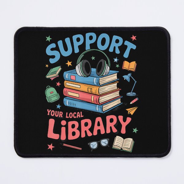 Item preview, Groovy Support Your Local Library – Rainbow designed and sold by hjkelptu3.