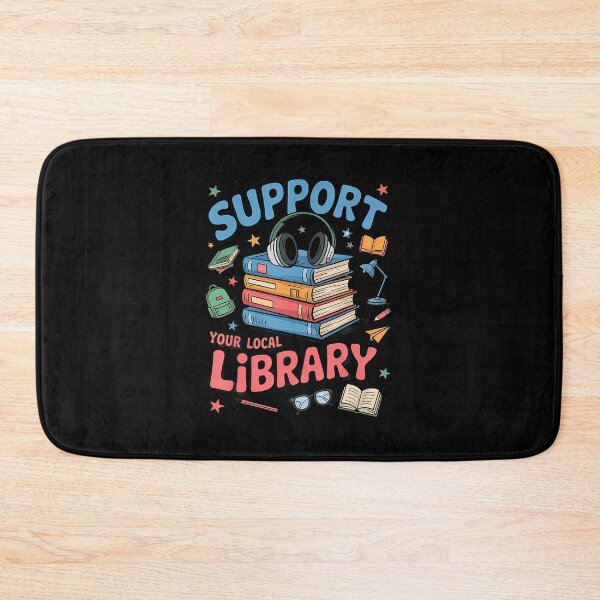 Item preview, Groovy Support Your Local Library – Rainbow designed and sold by hjkelptu3.