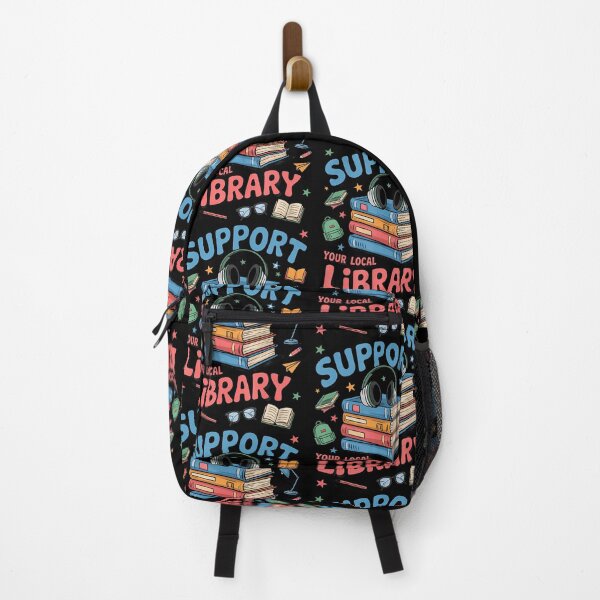 Item preview, Groovy Support Your Local Library – Rainbow designed and sold by hjkelptu3.