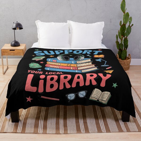 Item preview, Groovy Support Your Local Library – Rainbow designed and sold by hjkelptu3.
