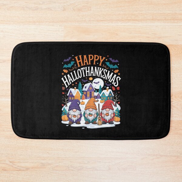 Item preview, Happy Hallothanksmas Gnomes Lover Halloween Merry  designed and sold by RuthGAArt.
