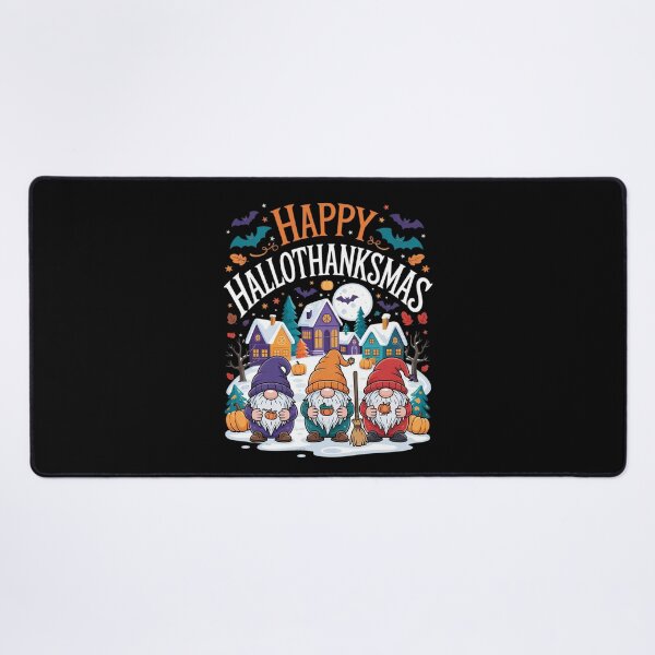 Item preview, Happy Hallothanksmas Gnomes Lover Halloween Merry designed and sold by RuthGAArt.