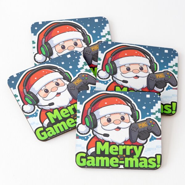 Item preview, PUBG Santa Gamer Sticker - Merry Game-mas! Funny Christmas Gaming Decal designed and sold by Artbyshiva.