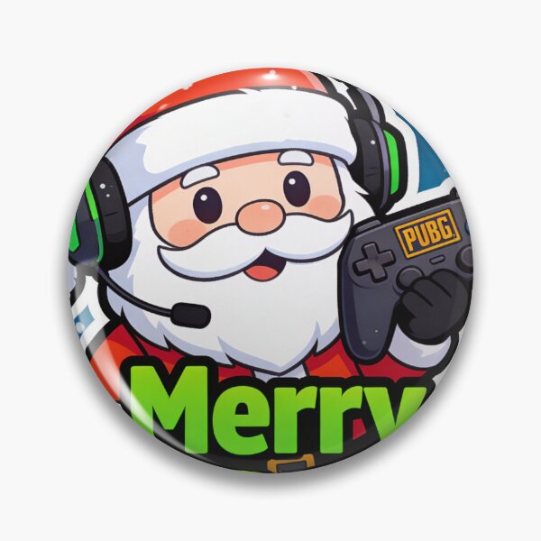 Item preview, PUBG Santa Gamer Sticker - Merry Game-mas! Funny Christmas Gaming Decal designed and sold by Artbyshiva.