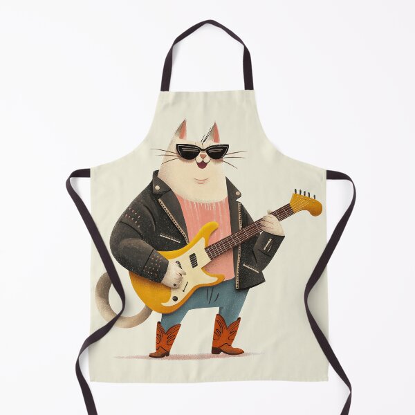 Item preview, Funny Rocking Cat Guitar designed and sold by Wild-Co.