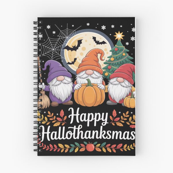 Item preview, Happy Hallothanksmas Gnomes Lover Halloween Merry 1 designed and sold by RuthGAArt.