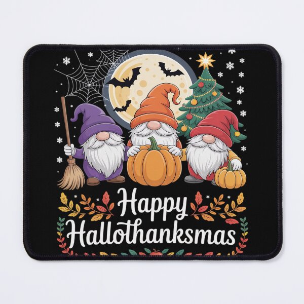 Item preview, Happy Hallothanksmas Gnomes Lover Halloween Merry 1 designed and sold by RuthGAArt.