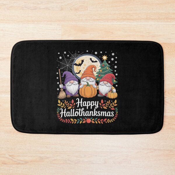 Item preview, Happy Hallothanksmas Gnomes Lover Halloween Merry 1 designed and sold by RuthGAArt.