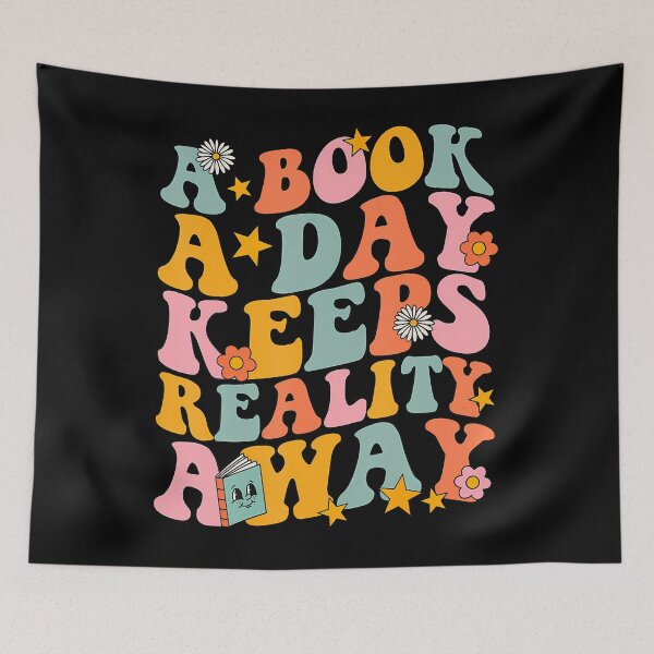 Item preview, A Book A Day Keeps Reality Away – Groovy designed and sold by hjkelptu3.
