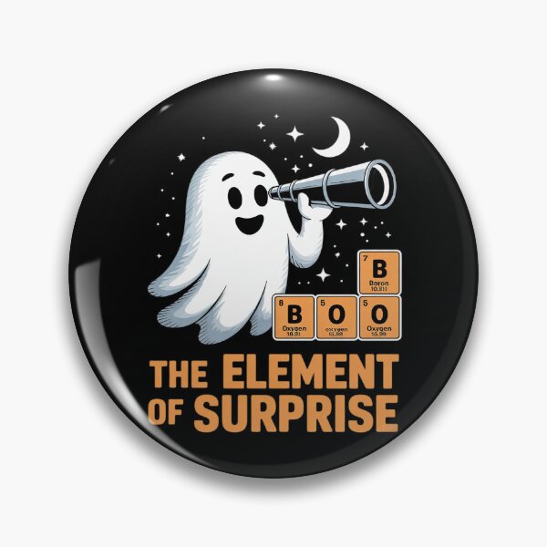 Item preview, Chemistry Boo The Element Of Surprise Cute Chemist Halloween8  designed and sold by RoyTill0Art.