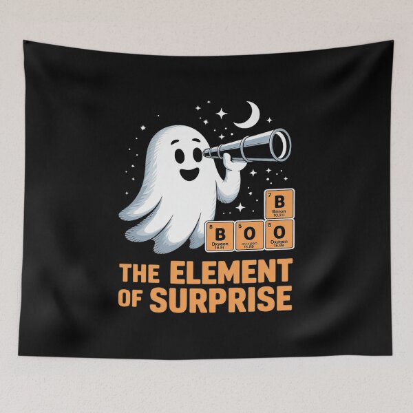 Item preview, Chemistry Boo The Element Of Surprise Cute Chemist Halloween8  designed and sold by RoyTill0Art.
