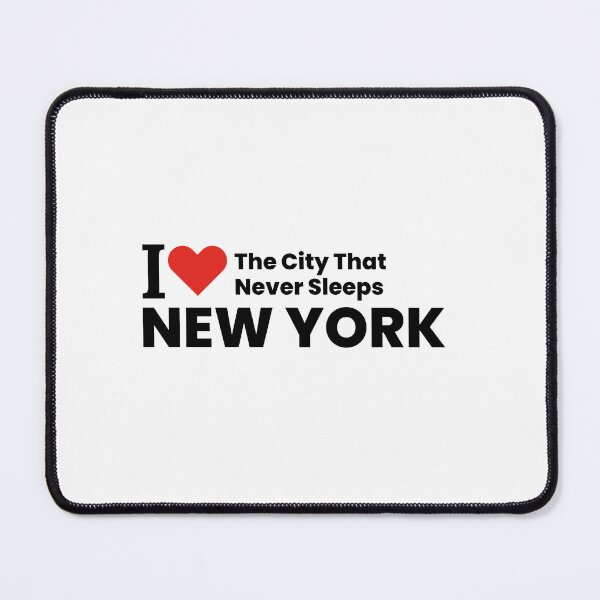 Item preview, I ❤️ New York – The City That Never Sleeps | Minimal Travel Sticker designed and sold by saan-creatives.