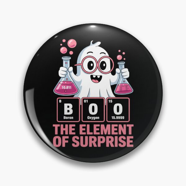 Item preview, Chemistry Boo The Element Of Surprise Cute Chemist Halloween10  designed and sold by RoyTill0Art.