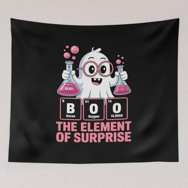 Item preview, Chemistry Boo The Element Of Surprise Cute Chemist Halloween10  designed and sold by RoyTill0Art.