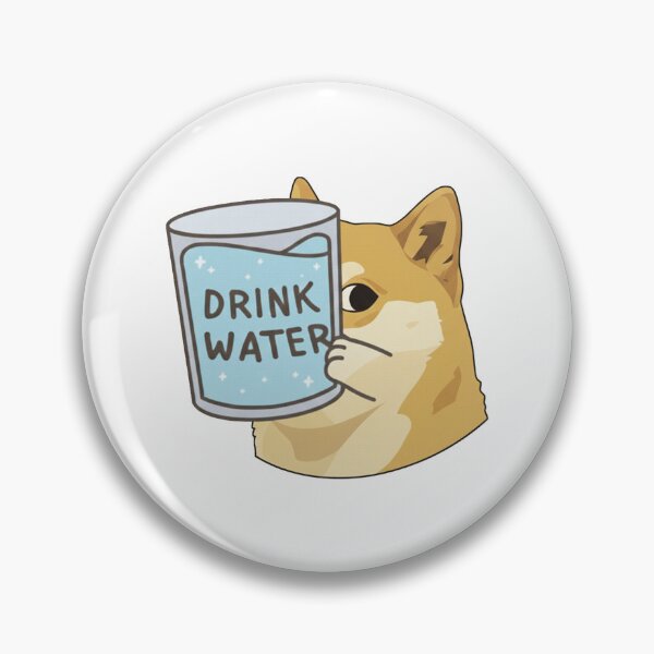 Item preview, Drink water meme  designed and sold by Everadox.