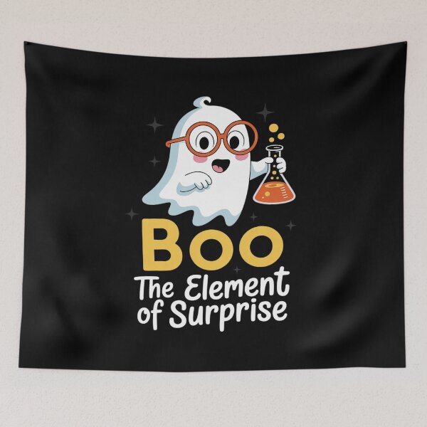 Item preview, Chemistry Boo The Element Of Surprise Halloween Cute Chemist 2  designed and sold by RoyTill0Art.