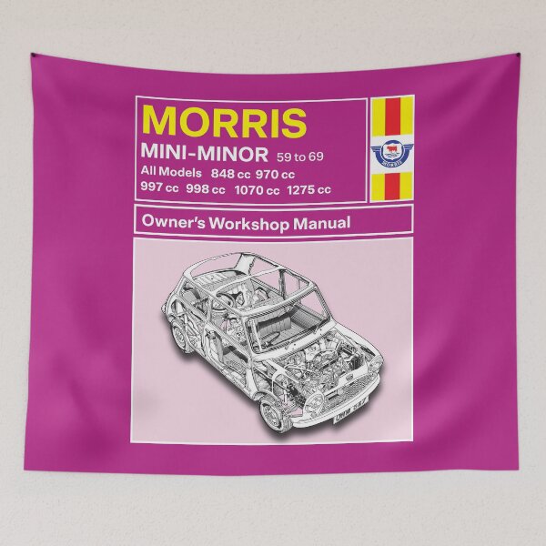 Item preview, Classic Car Owner's Workshop Manual, Morris Mini-Minor designed and sold by CEastwoodPhotos.