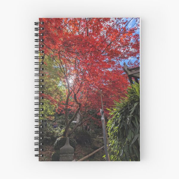 Item preview, Stunning Japanese Garden Inspiration: Vibrant Red Maples & Zen Landscaping designed and sold by Photogenic Snap.