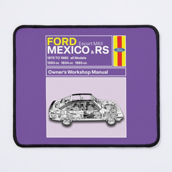 Item preview, Classic Car Owner's Workshop Manual, Escort Mexico and RS designed and sold by CEastwoodPhotos.
