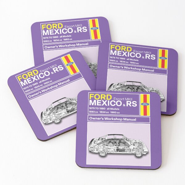 Item preview, Classic Car Owner's Workshop Manual, Escort Mexico and RS designed and sold by CEastwoodPhotos.
