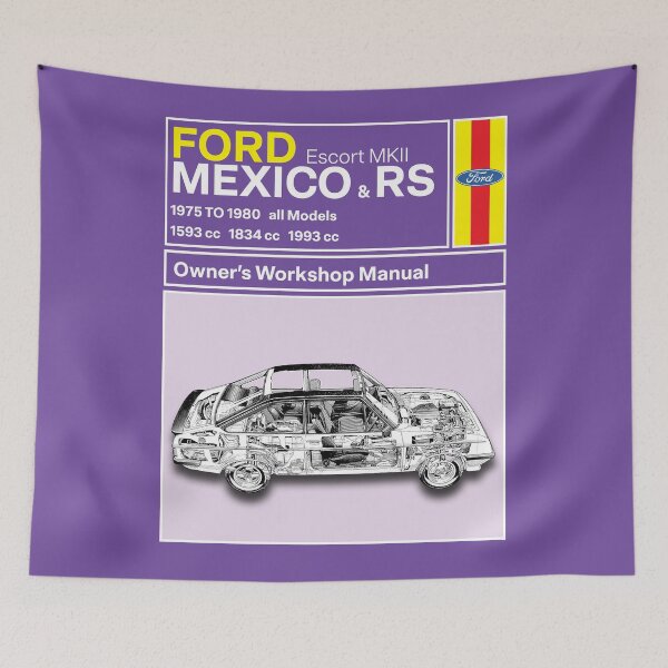 Item preview, Classic Car Owner's Workshop Manual, Escort Mexico and RS designed and sold by CEastwoodPhotos.