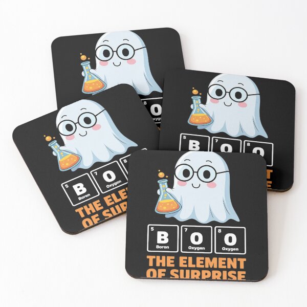 Item preview, Chemistry Cute Boo The Element Of Surprise Chemist Halloween  designed and sold by RoyTill0Art.