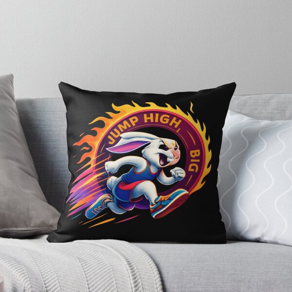 Item preview, Jump High Dream Big - Motivational Rabbit Illustration designed and sold by MKreative Studio.