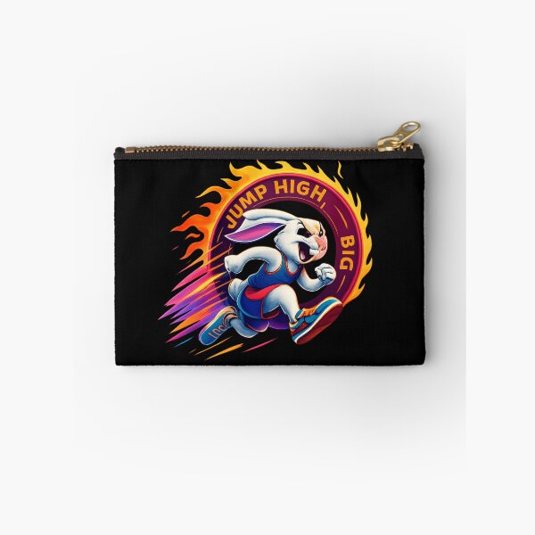Item preview, Jump High Dream Big - Motivational Rabbit Illustration designed and sold by MKreative Studio.