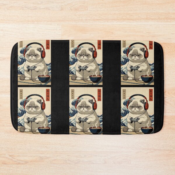 Item preview, Copy of Kawaii Japanese Gamer Cat – Cute Gaming Artwork designed and sold by GrumpySableye.