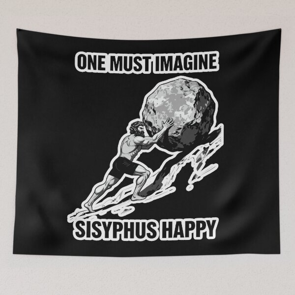 Item preview, Sisyphus Happy designed and sold by deathanarchy.