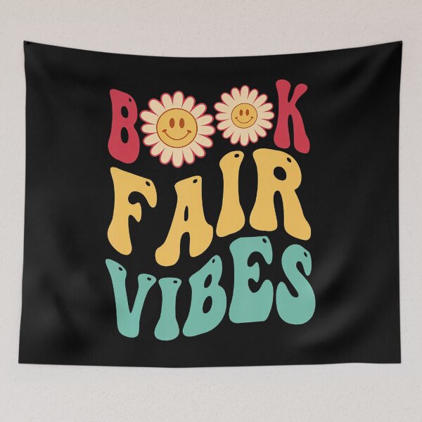 Item preview, School Book Fair Vibe Groovy 70s Retro Reading Librarian designed and sold by hjkelptu3.
