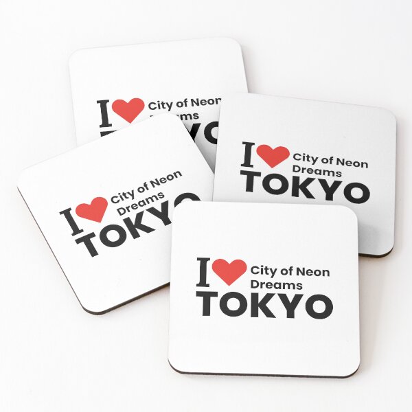 Item preview, I ❤️ Tokyo – City of Neon Dreams | Minimal Travel Sticker designed and sold by saan-creatives.