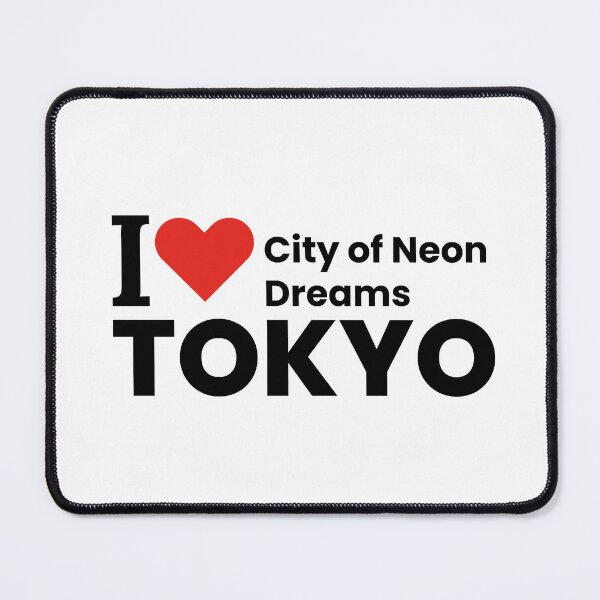 Item preview, I ❤️ Tokyo – City of Neon Dreams | Minimal Travel Sticker designed and sold by saan-creatives.