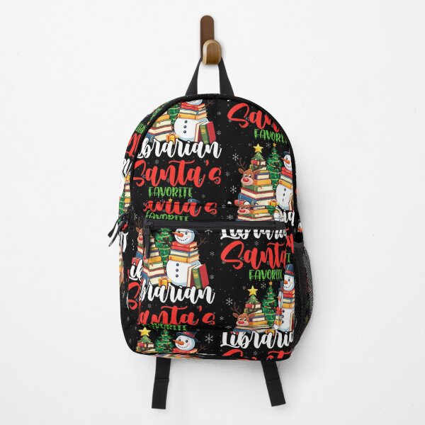 Item preview, Santa’s Favorite Librarian Christmas Library Book Elf designed and sold by hjkelptu3.