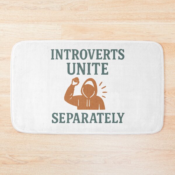 Item preview, Introverts Unite... Separately . Funny Anti-Social Quote Design designed and sold by NeutronDesign.